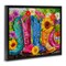 Stupell Industries Cowboy Boots and Sunflowers Floating Frame, design by Shawna Stewart